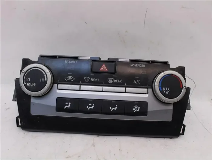 TEMPERATURE CONTROLS Toyota Camry 2012 12 2013 13 2014 14 – 887430