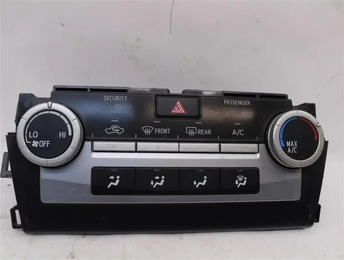 TEMPERATURE CONTROLS Toyota Camry 2012 12 2013 13 2014 14 – 887433
