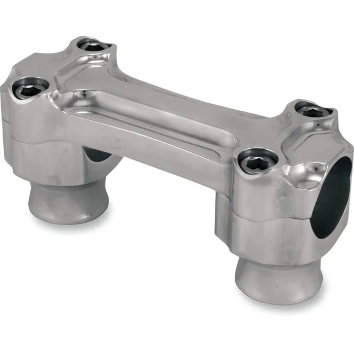 TODD’S CYCLE 0602-0912 0602-0912 Bone Bar Handlebar Clamp & Riser Kit Risers – Bone – 1 ” x 1-1/4 ” – Chrome