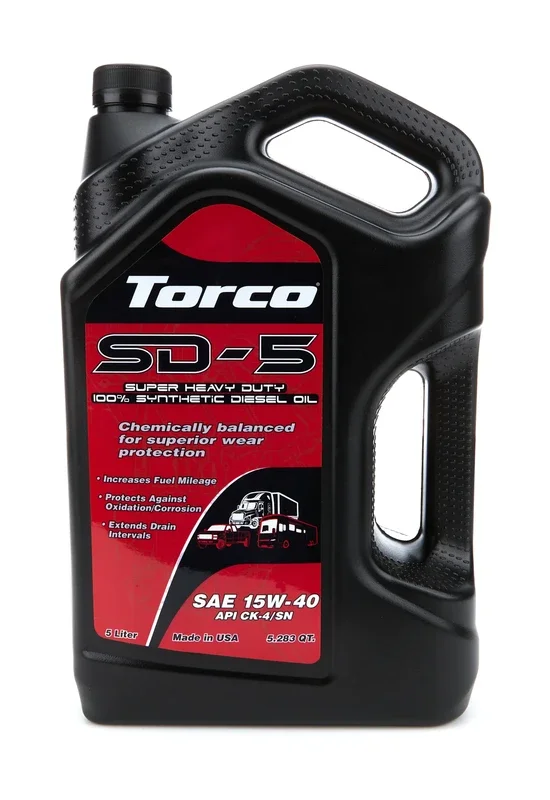 Torco SD-5 15W40 Synthetic Motor Oil – 5 L Jug