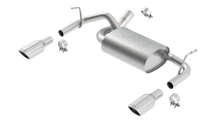 Touring Axle-Back Exhaust for Jeep Wrangler 3.6L 2012-18 | #11834 | Borla