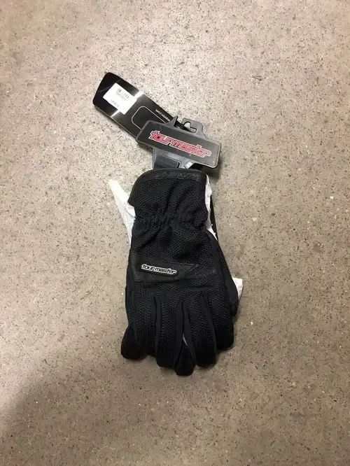 TOURMASTER DRI MESH GLOVES BLACK LEATHER MENS MOTORCYCLE CRUISER HARLEY