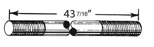 Track Rod Ford Model A, B & Early V8 1928-1934 A-3281