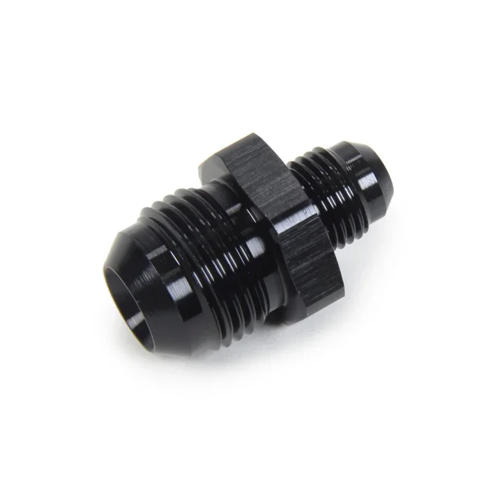 Triple X Race Co. Adapter Fitting Straight 6 AN Male to 10 AN Male Aluminum – Black Anodize
