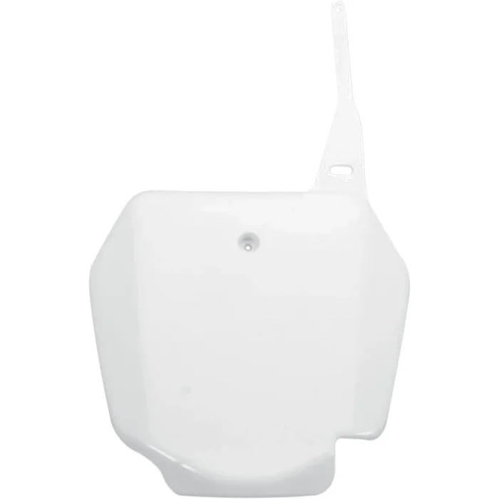UFO Plastics Front Number Plate for Suzuki – White [MPN: SU03968-041]