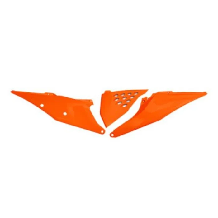 UFO Plastics Vented Side Panel – Orange for KTM [MPN: KT05004-127]