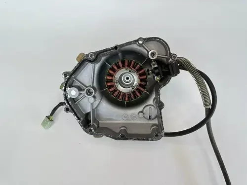 USED OEM 06-07 POLARIS 200 SAWTOOTH / 05-14 PHOENIX STATOR & RIGHT ENGINE COVER