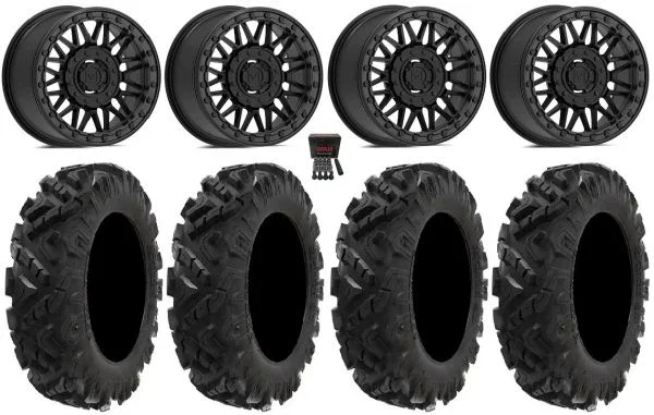 Valor V08 Beadlock 15″ Wheels Dark Tint 32″ Attack 2.0 Tires Polaris RZR XP 1000 / PRO XP / Ranger XP 900/1000