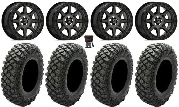 Valor V13 Beadlock 15″ Wheels DT 28″ Crawler XG Tires Polaris Sportsman / RZR / Ranger