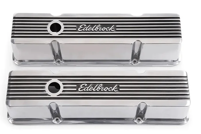 Valve Covers SBC 262-400 Edelbrock Elite Series Valve Cover Set