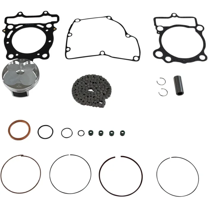 VERTEX 0910-3808 VTKTC23861A Top End Piston Kit Forged Replica for 4-Stroke Top End Piston Kit – 76.95 mm – Suzuki RMZ250