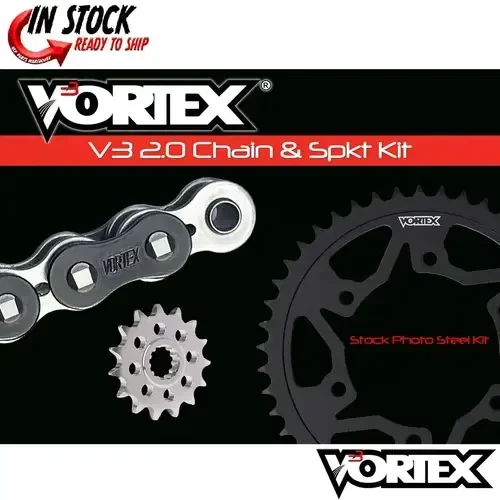 Vortex 520 Chain and Sprocket Kit 15-45 Tooth CK6272 For Suzuki GSX-R600 11-16