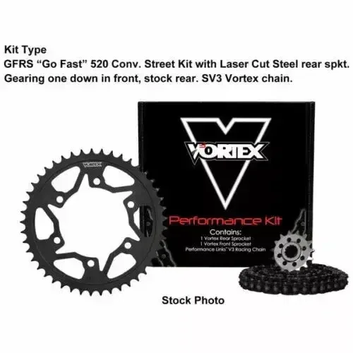 Vortex Kawasaki ZX10R 202011-2020 V3 Chain Sprocket Kit 16-39 520RX3