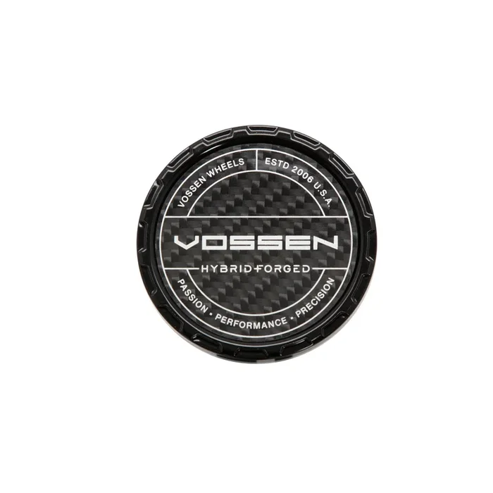Vossen Carbon Hybrid Forged Billet Sport Cap for VF & HF Series Wheels (Gloss Black) – Twill Weave Carbon
