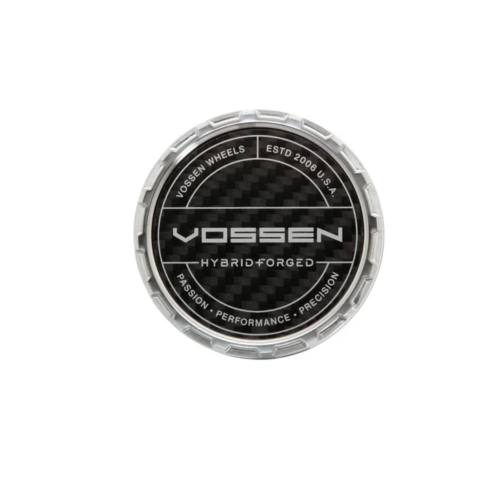 Vossen Carbon Hybrid Forged Billet Sport Cap for VF & HF Series Wheels (Gloss Clear) – Twill Weave Carbon