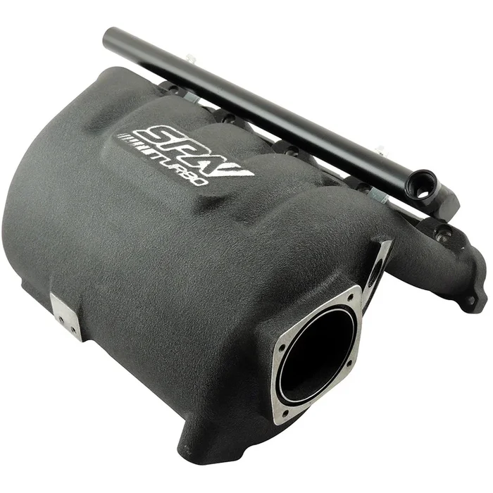VW 2.5L 5 CYLINDER 20V 07K CAST ALUMINUM INTAKE MANIFOLD – WITH FUEL RAIL – BLACK – PRE SALE