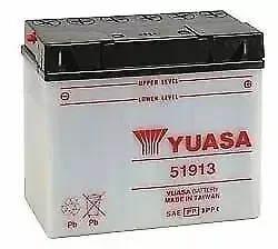 Yuasa 51913 BMW K75 ’93-’95 High Performance Conventional YuMicron 12v Battery