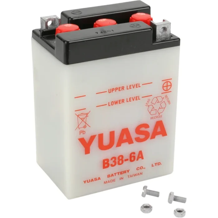 YUASA B38-6A YUAM2614J Conventional Battery — 6 V Battery – B38-6A