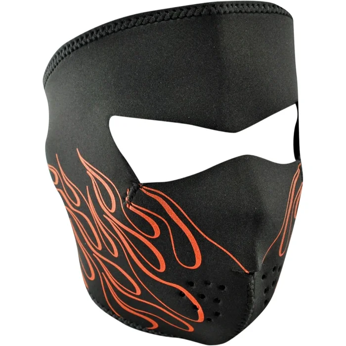 ZAN HEADGEAR 2503-0108 WNFM045 Neoprene Full-Face Mask — , One Size Full-Face Mask – Orange Flame