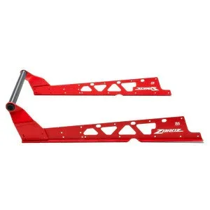 Zbroz 249-80430RD K40-0621541-02 REAR BUMPER RED POL